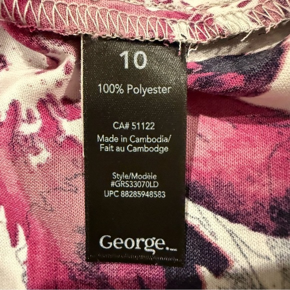 George Blue and Purple Knee-Length Pencil Skirt - Picture 7 of 7